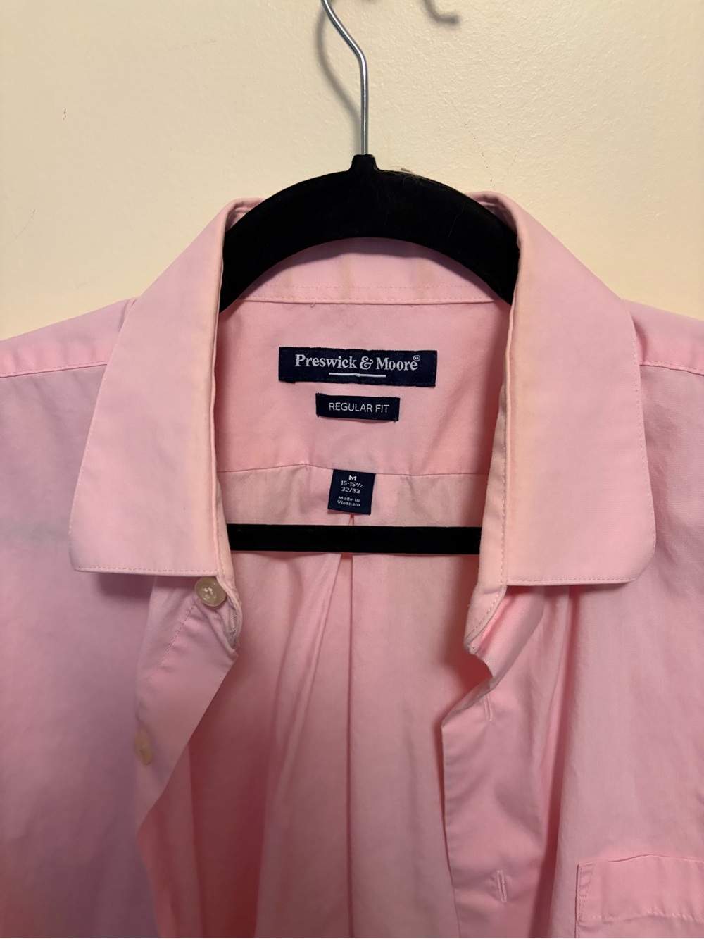 Preswick & Moore Light Pink Men's Dress Shirt
